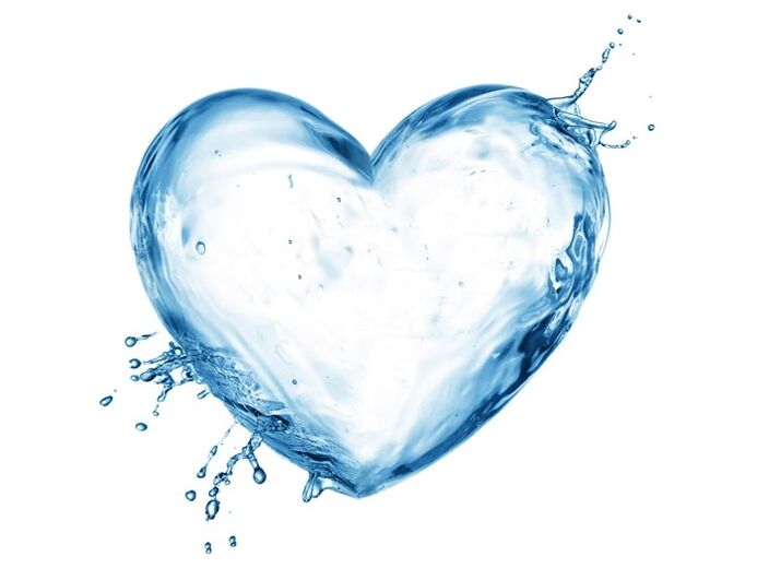 The heart comes from the water